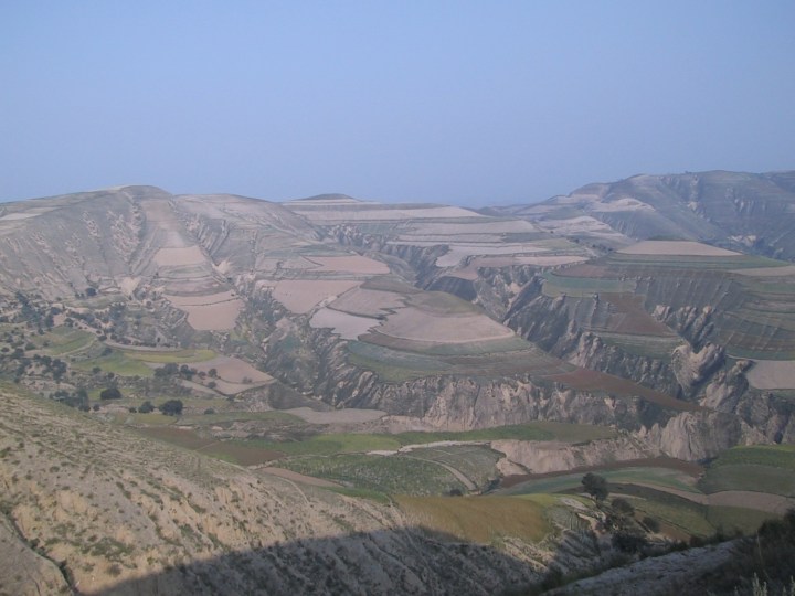 Terraced fields