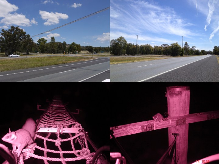 Road crossing structures