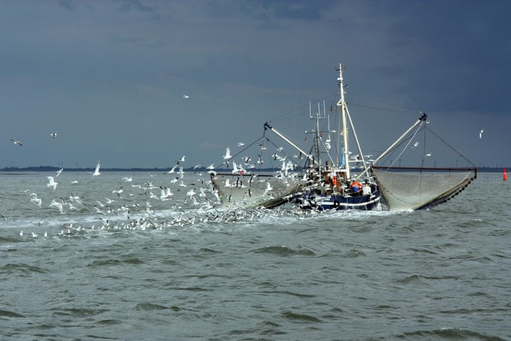 North sea fishing boat