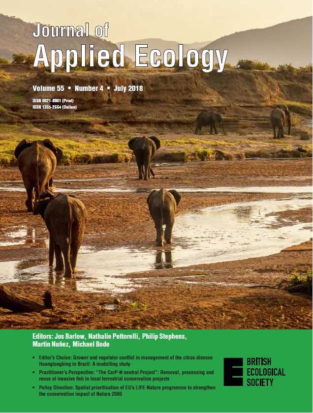 Journal of Applied Ecology is moving online-only – The Applied Ecologist